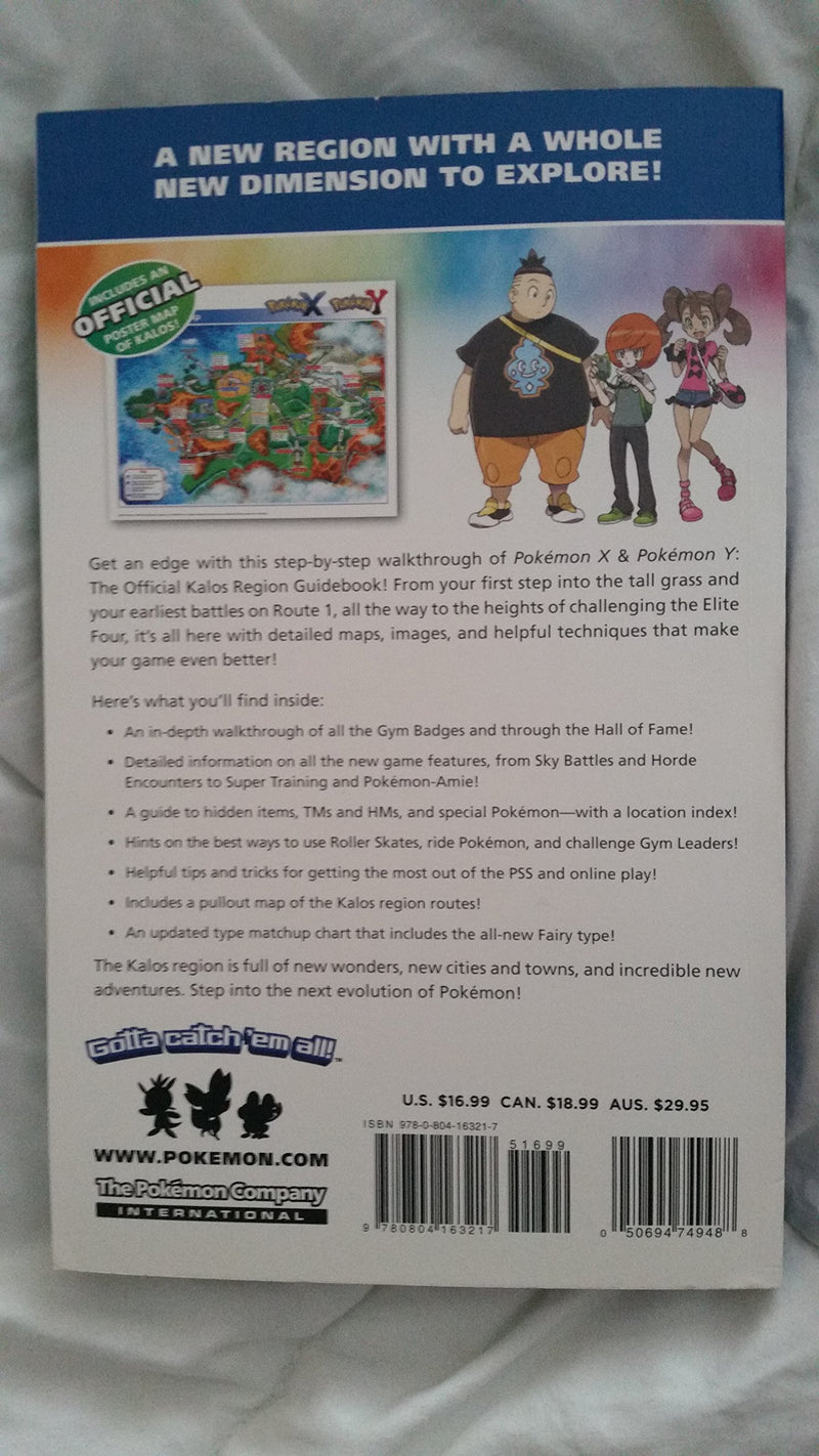 Pokmon X & Pokmon Y: The Official Kalos Region Guidebook: The Official Pokmon Strategy Guide,Used