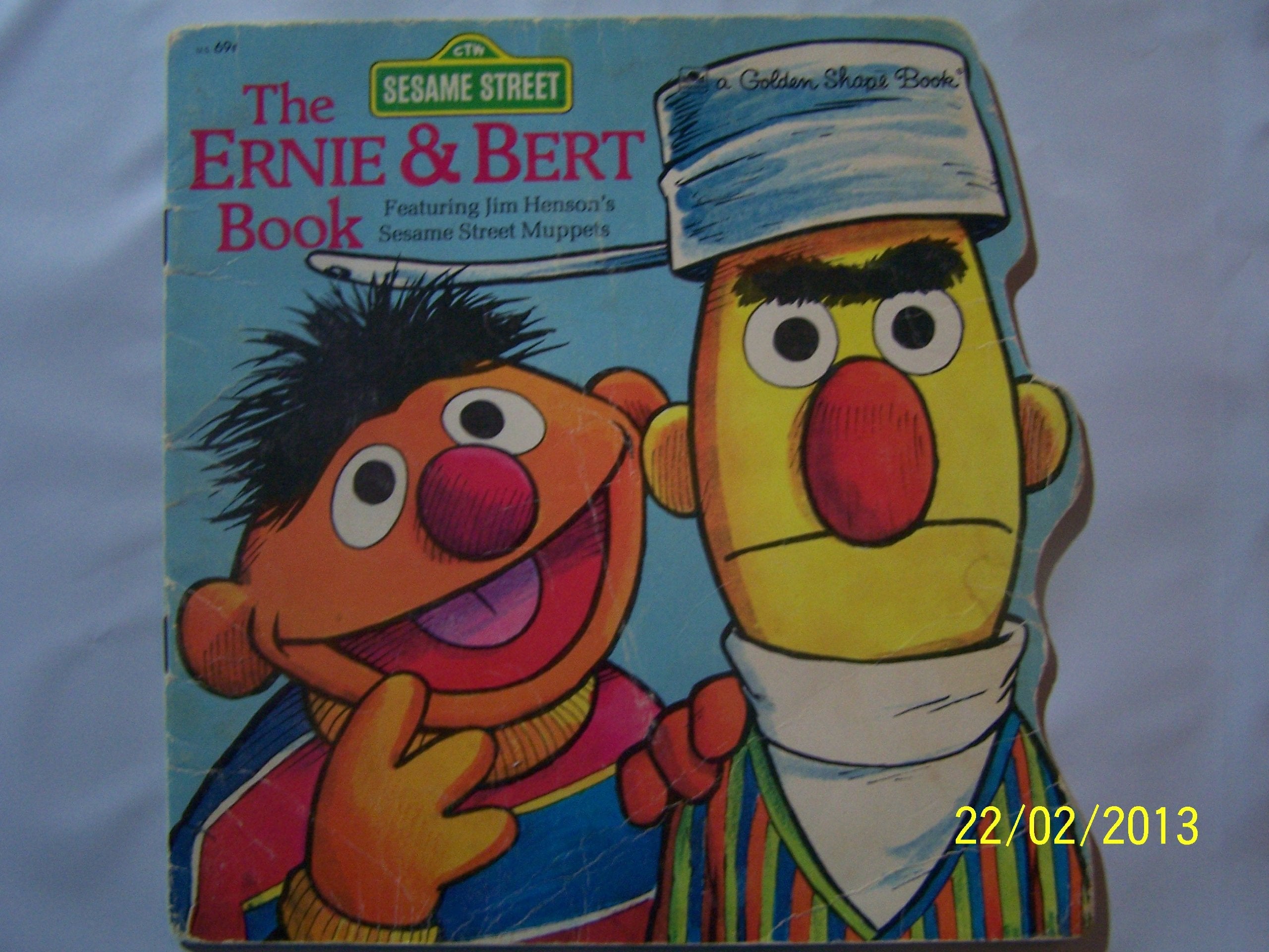 The Ernie & Bert Book (Sesame Street/Golden Shape Book),Used