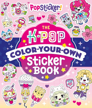 Popsticker!: The KPop ColorYourOwn Sticker Book