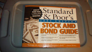 Standard & Poor's Stock & Bond Guide, 2003 Edition,Used