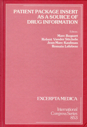 Patient package insert as a source of drug information: Proceedings of an international symposium on patient package inserts as ,Used