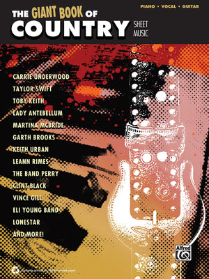The Giant Country Piano Sheet Music Collection: Piano/Vocal/Chords (The Giant Book Of Sheet Music),Used