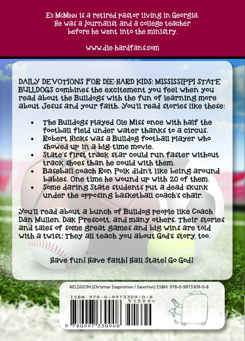 Daily Devotions for DieHard Kids Mississippi State Bulldogs,Used