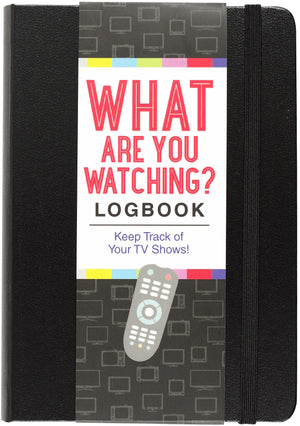 What Are You Watching? Logbook (With Removable Cover Band For Privacy)