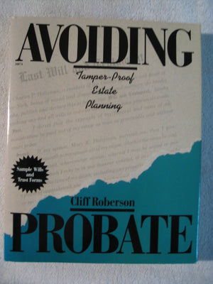 Avoiding Probate: TamperProof Estate Planning,Used