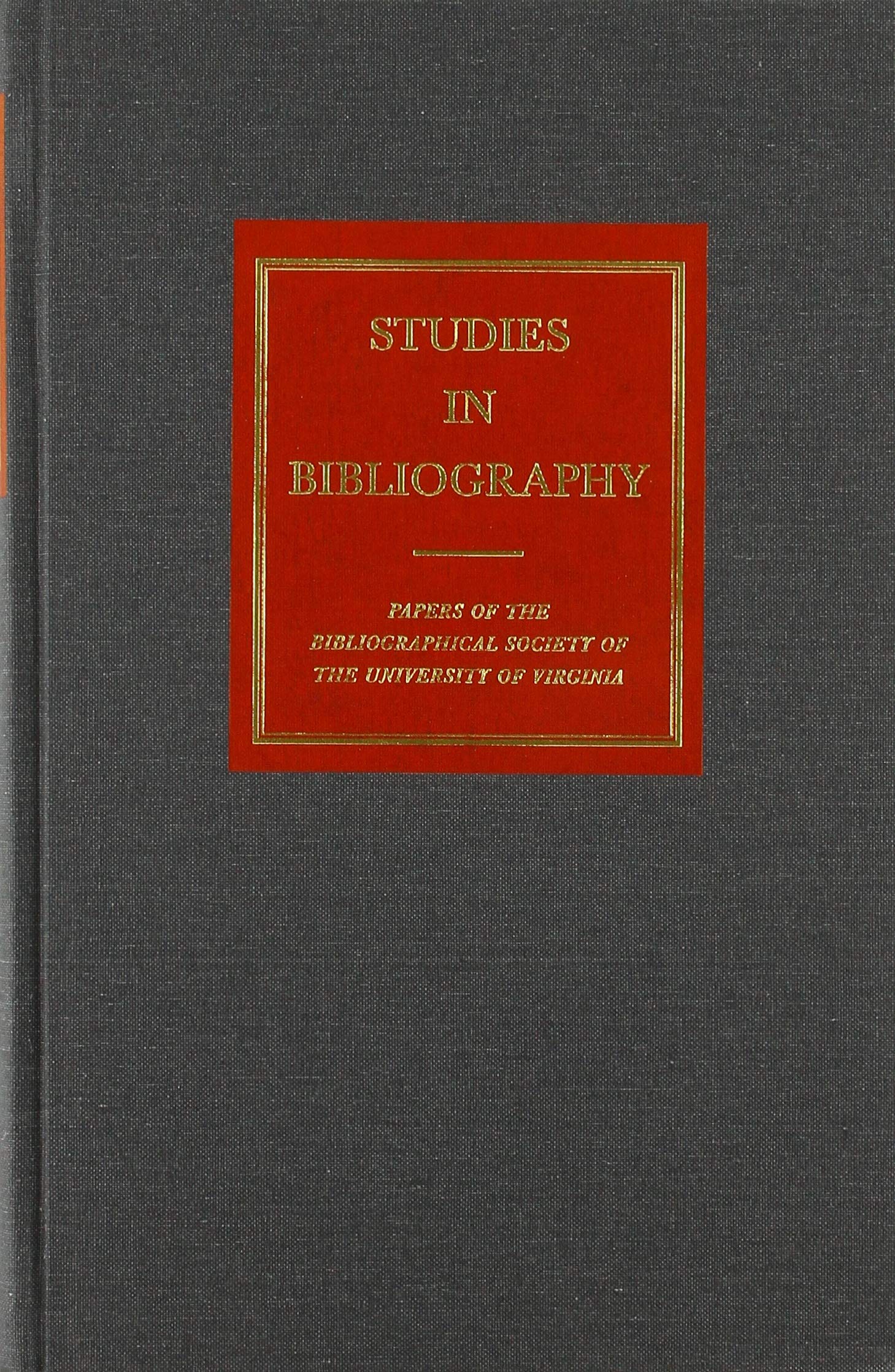 Studies In Bibliography (Volume 60),Used