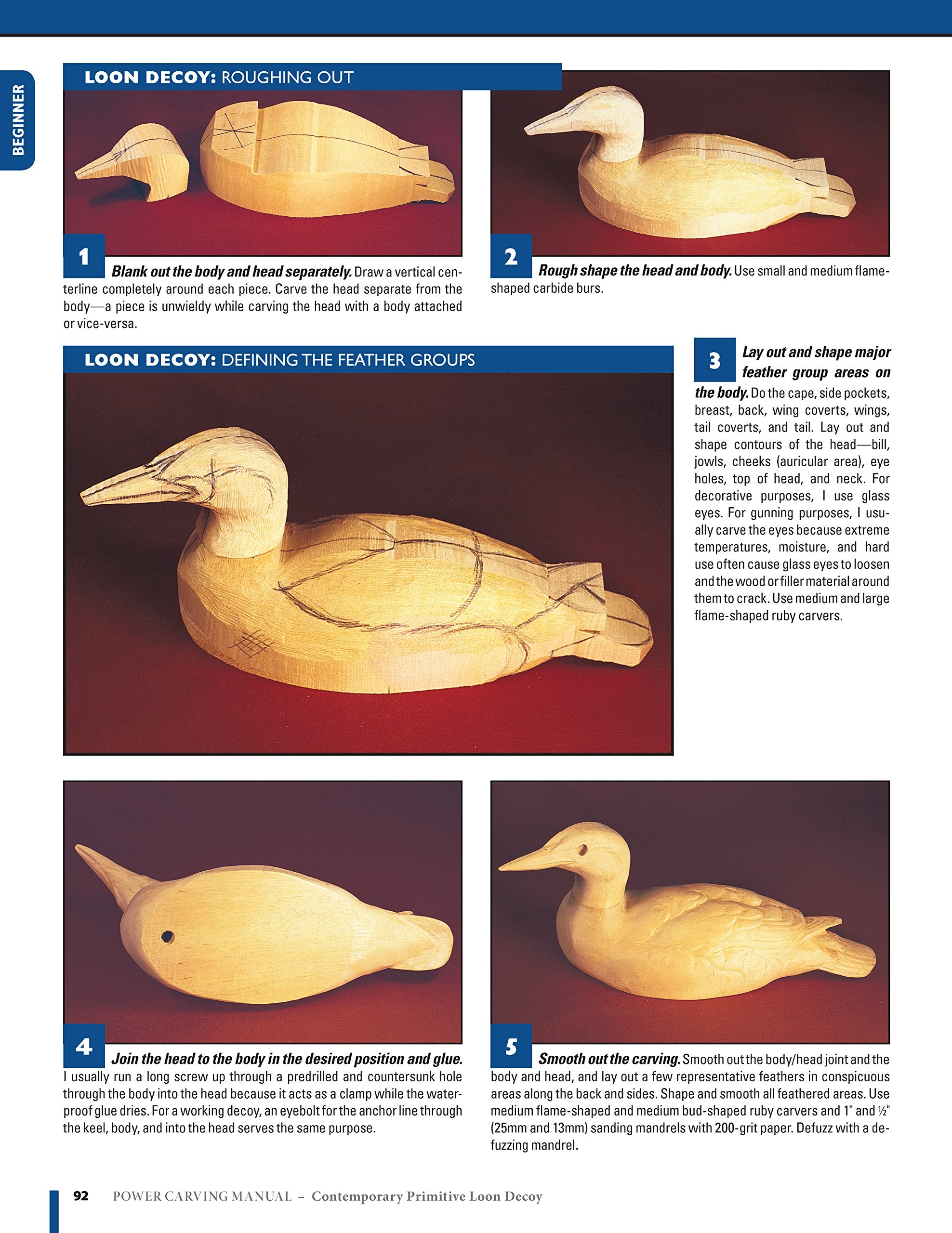 Power Carving Manual, Second Edition: Tools, Techniques, and 22 AllTime Favorite Projects (Fox Chapel Publishing) StepbyStep ,Used