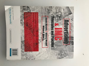 Advertising & Imc: Principles And Practice, 10Th Edition,Used