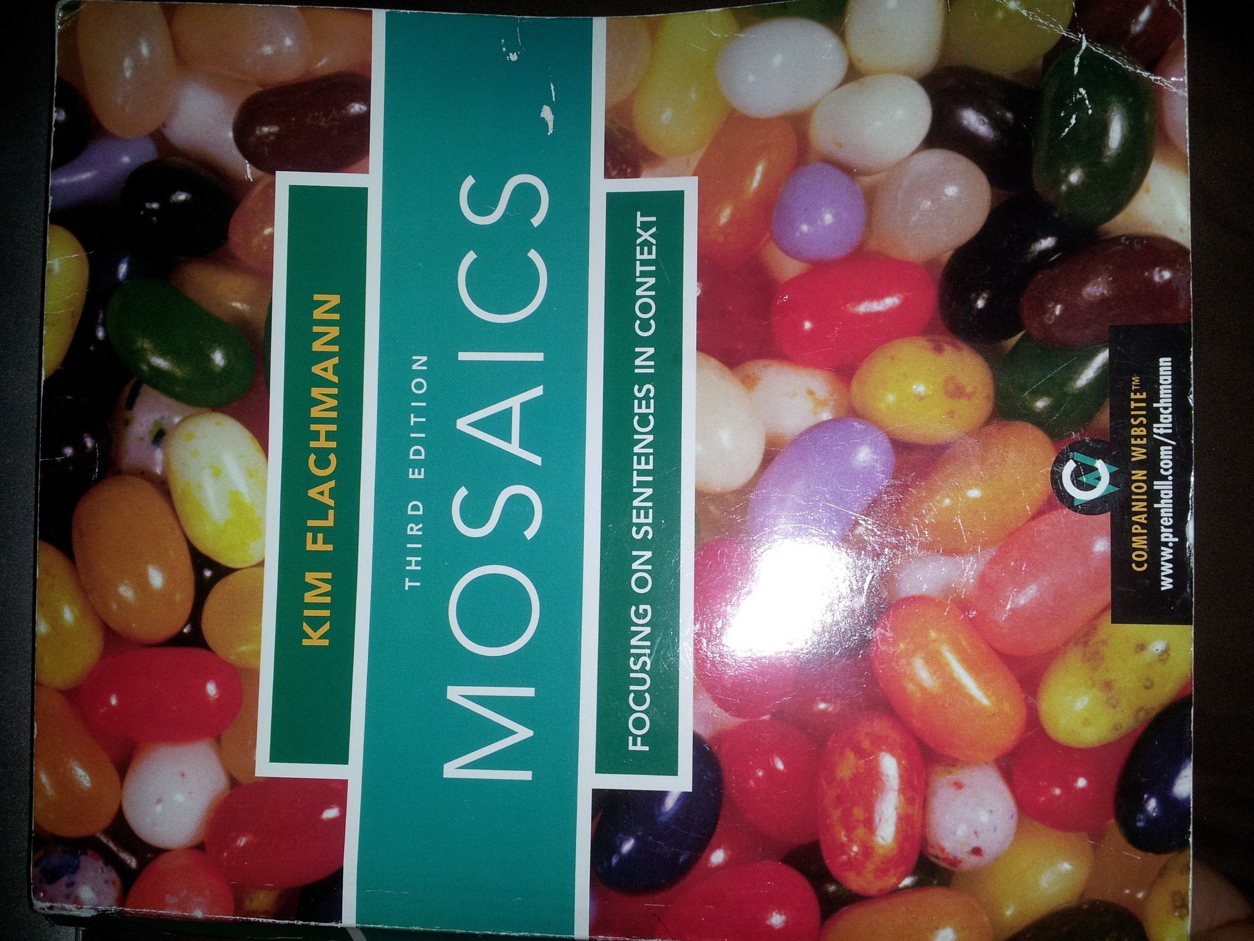 Mosaics: Focusing on Sentences in Context (3rd Edition),Used