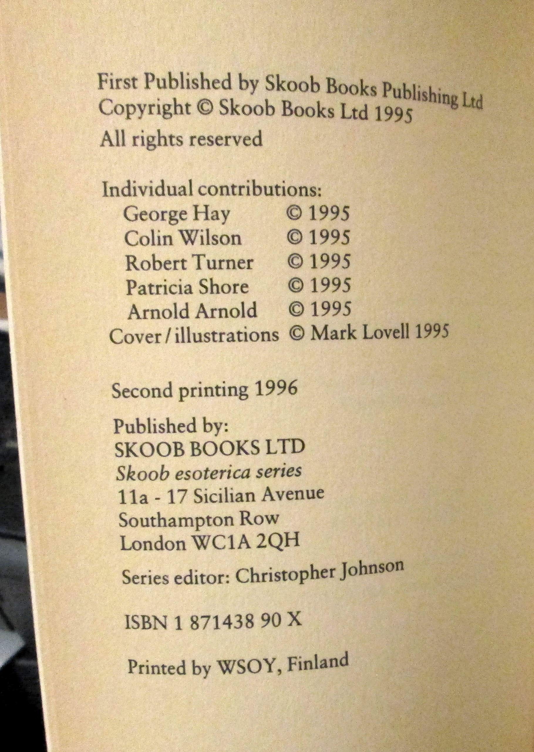 The R'Lyeh Text: Hidden Leaves from the Necronomicon (Skoob Esoterica),Used