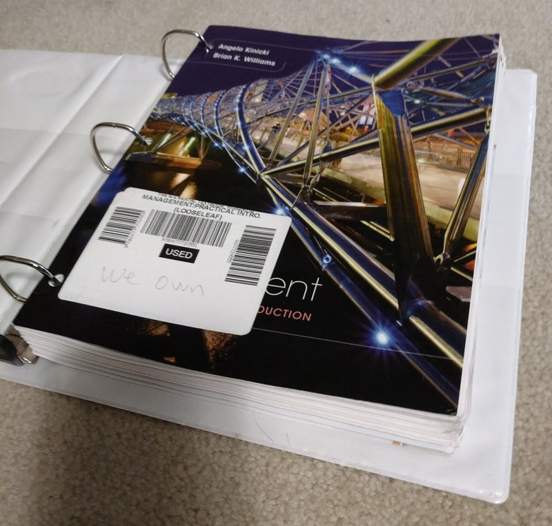 LooseLeaf Edition for Management,Used