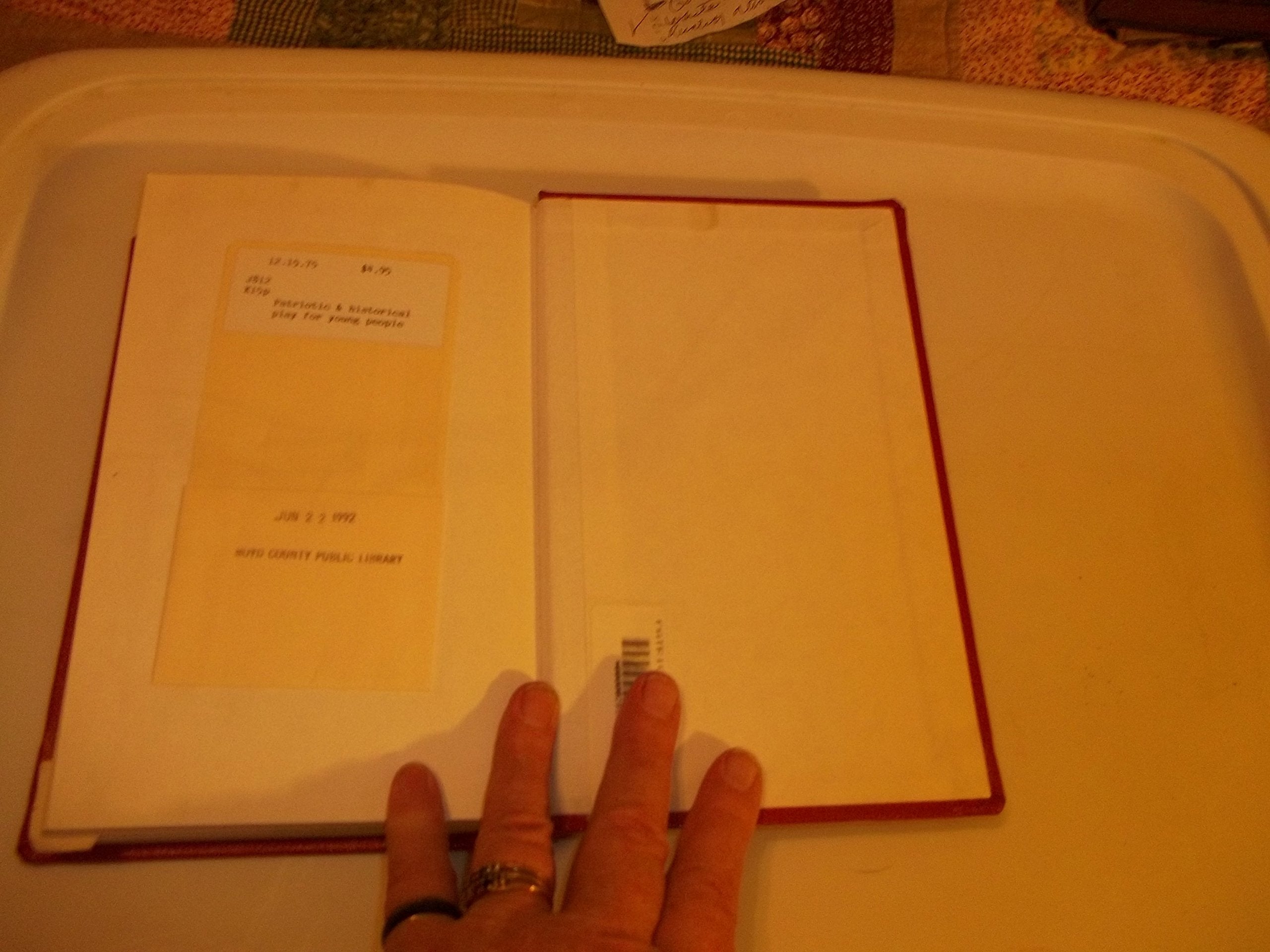 Patriotic and Historical Plays for Young People: RoyaltyFree Plays and Programs About the People and Events That Made America G,Used