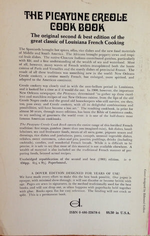 The Picayune Creole Cookbook,Used