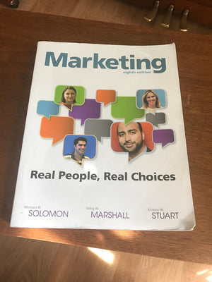 Marketing: Real People, Real Choices (8Th Edition),Used