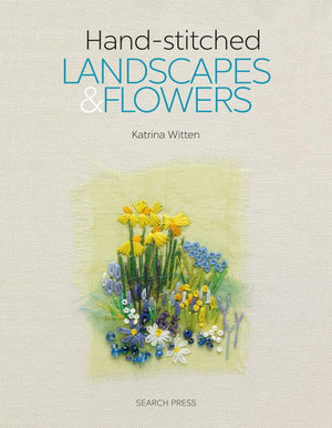 Handstitched Landscapes and Flowers: 10 Charming Embroidery Projects with Templates,Used