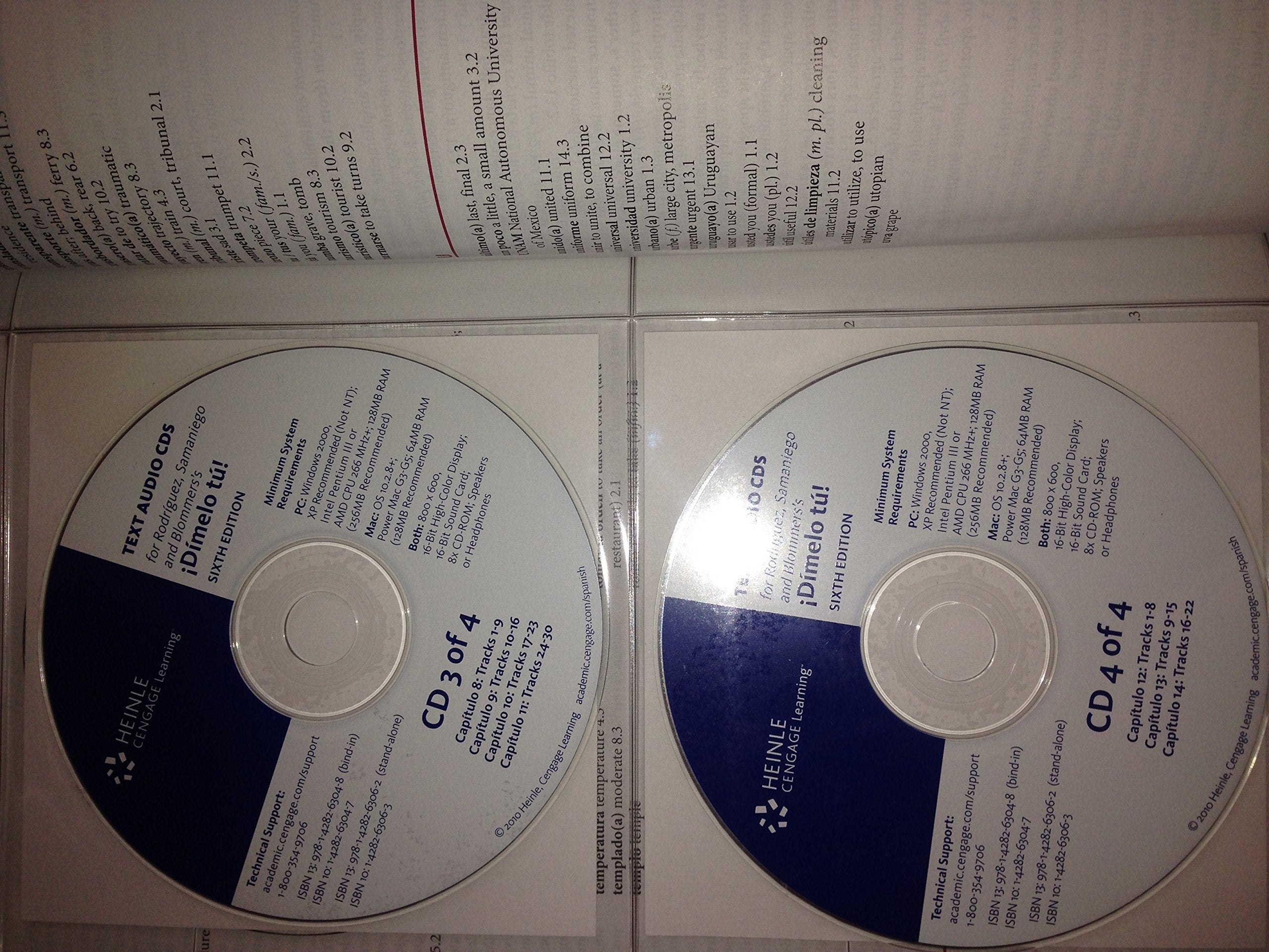 Dimelo tu!: A Complete Course (with Audio CD) (World Languages),Used