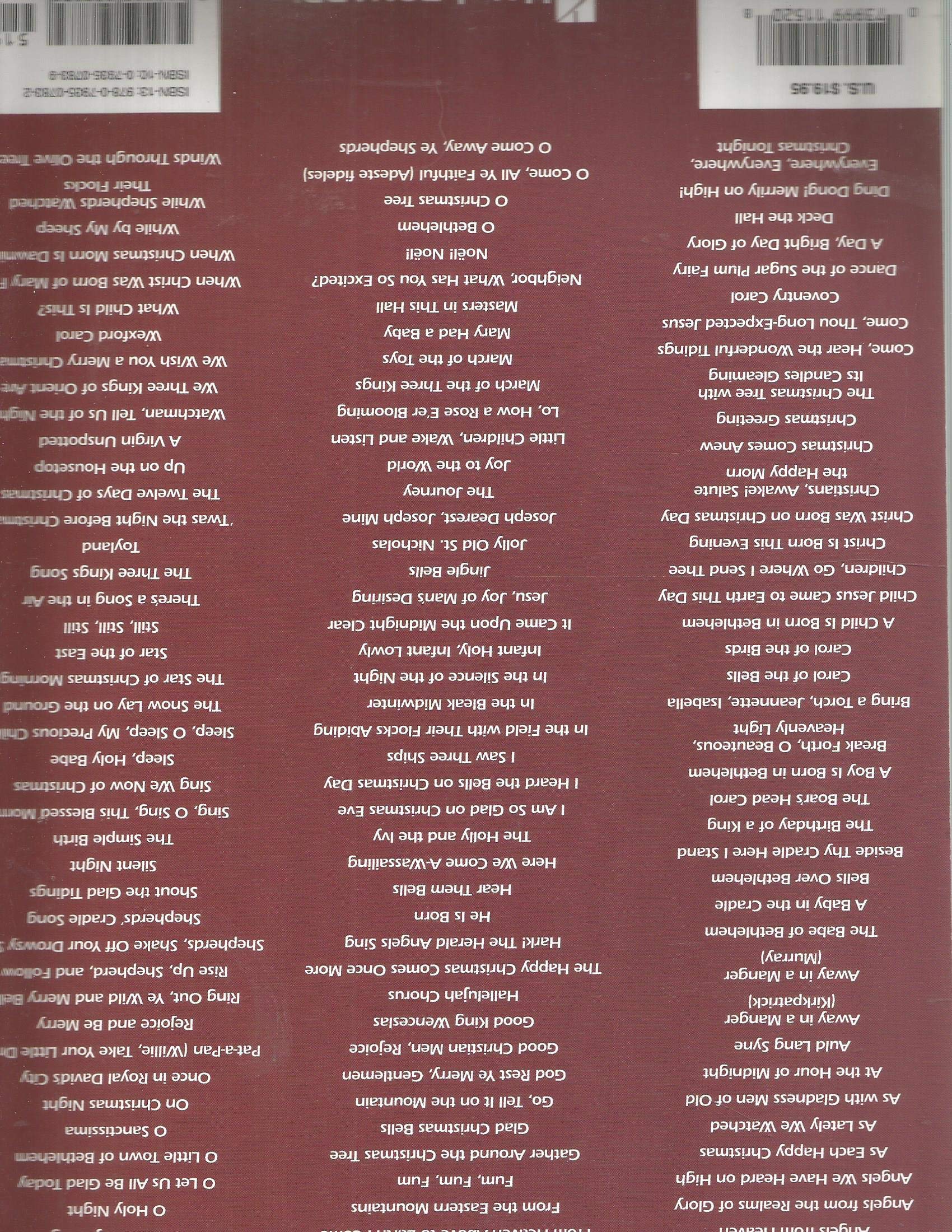 The Big Book of Christmas Songs (PianoVocalGuitar Series),Used