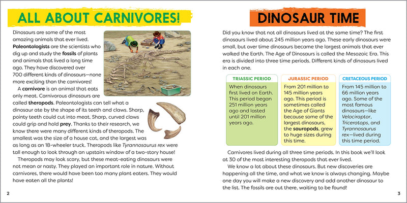 Dinosaurs! My First Book About Carnivores (Dinosaurs! + Beyond Dinosaurs!),Used
