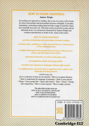 How to Enjoy Paintings (How to Readers),Used