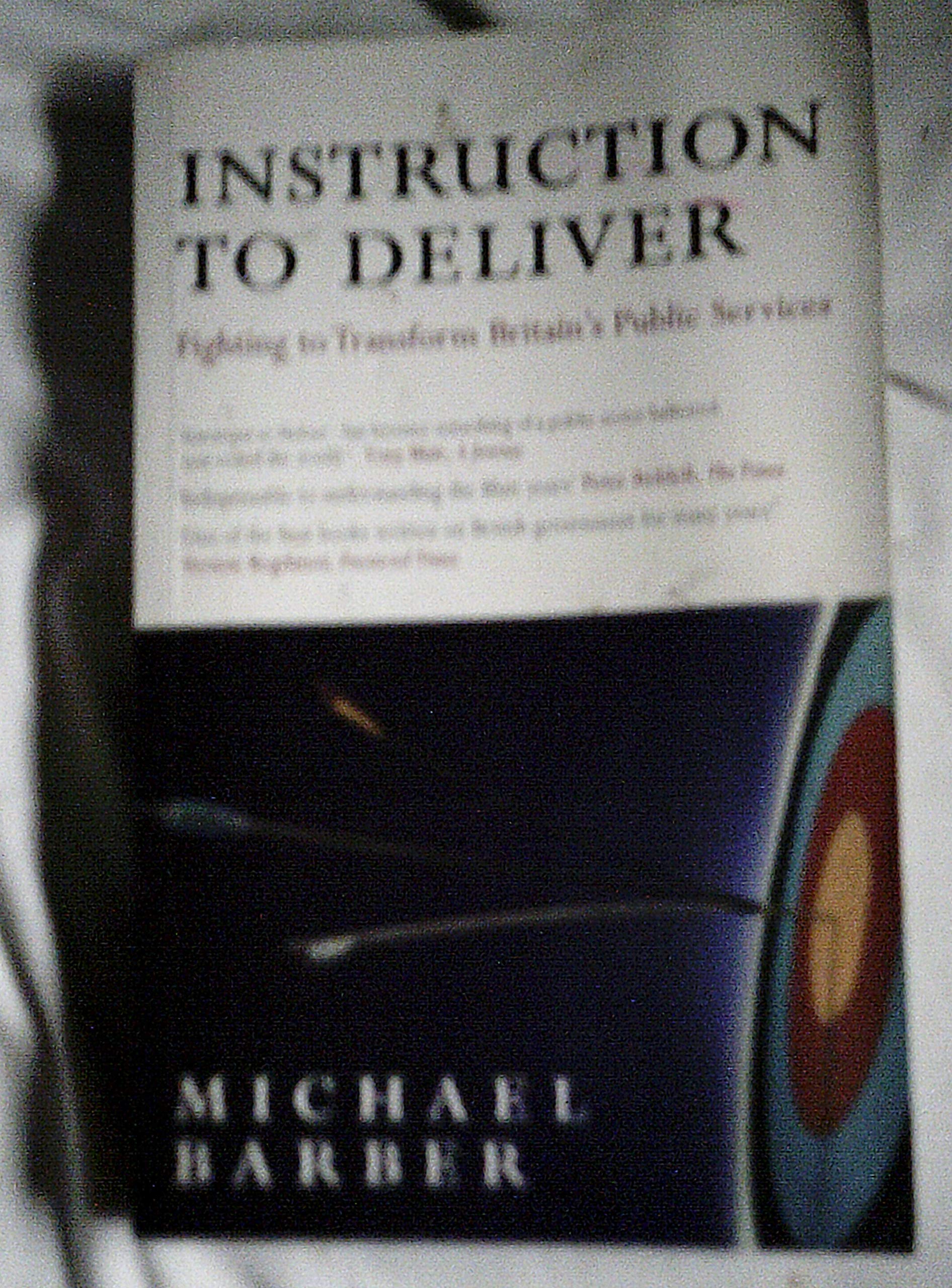 Instruction To Deliver