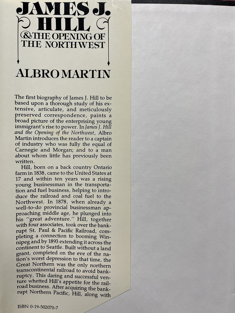 James J. Hill and the Opening of the Northwest,Used
