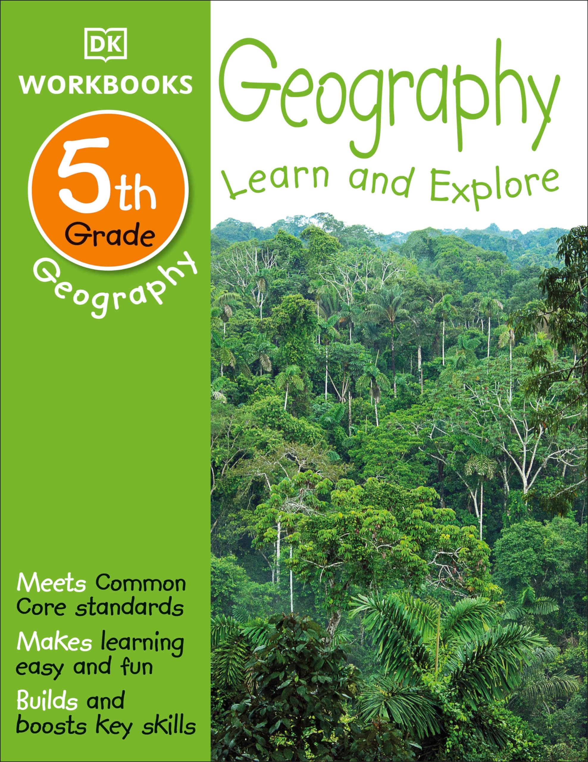 DK Workbooks: Geography, Fifth Grade: Learn and Explore,Used