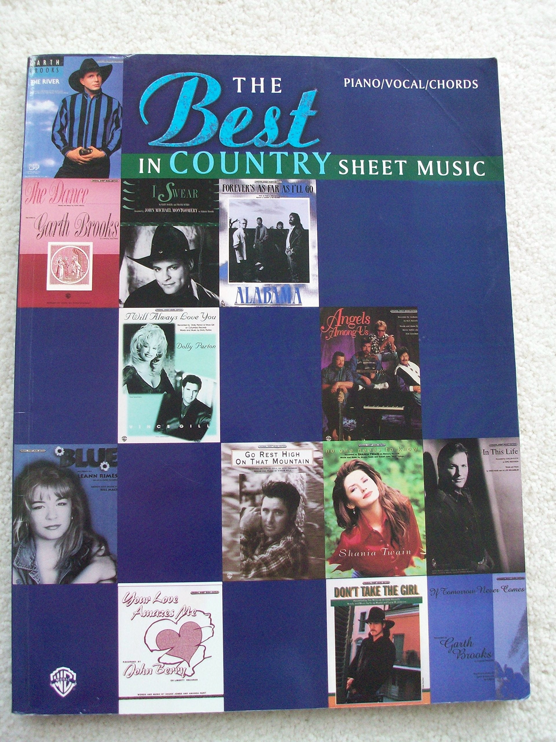 The Best in Country Sheet Music,Used