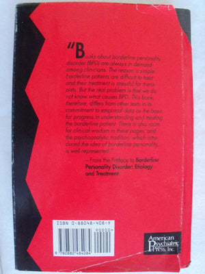 Borderline Personality Disorder: Etiology and Treatment,Used