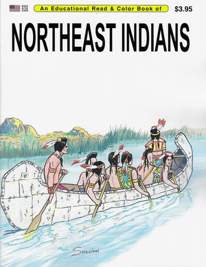 An Educational Coloring Book of Northeast Indians,Used