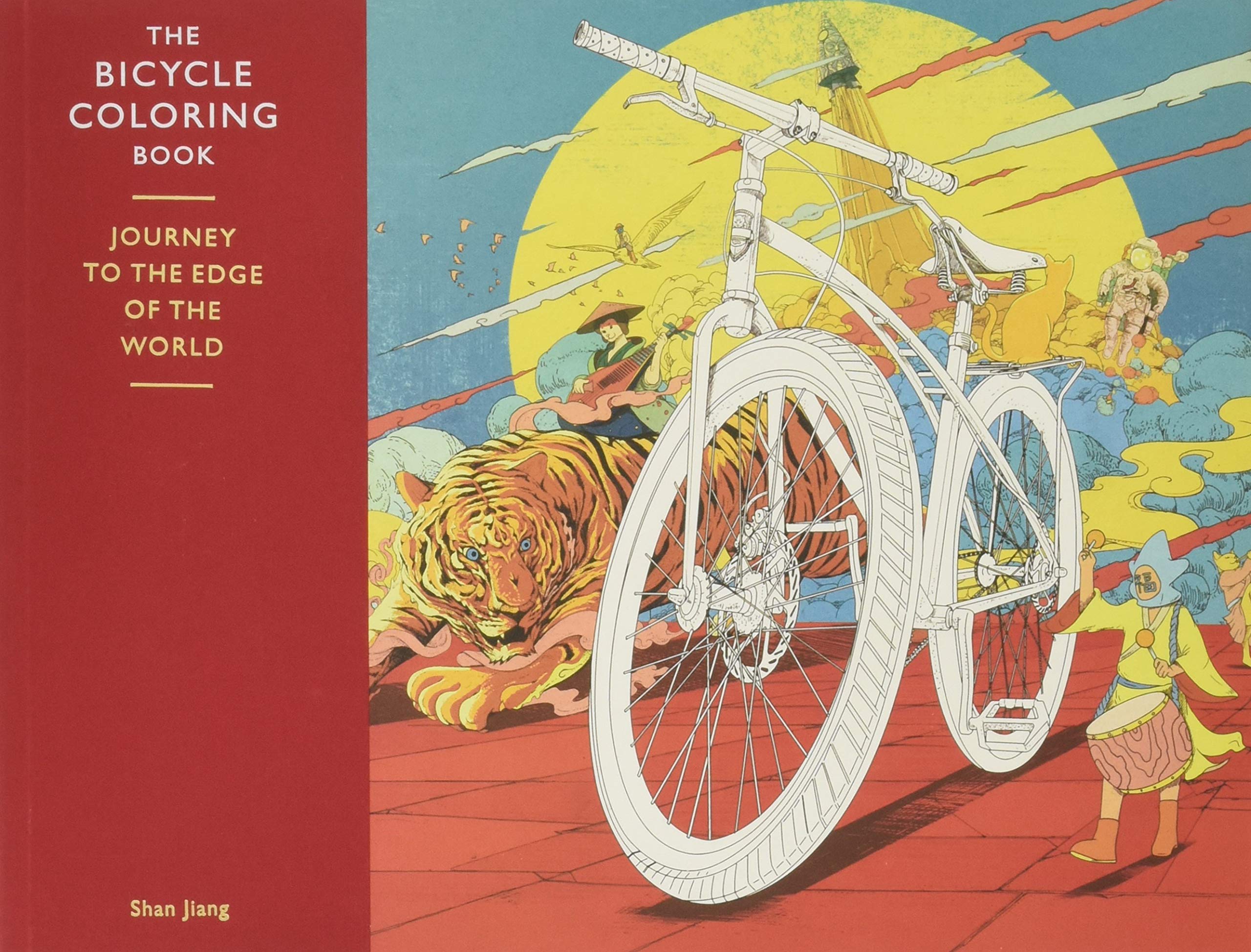 The Bicycle Coloring Book: Journey to the Edge of the World,Used
