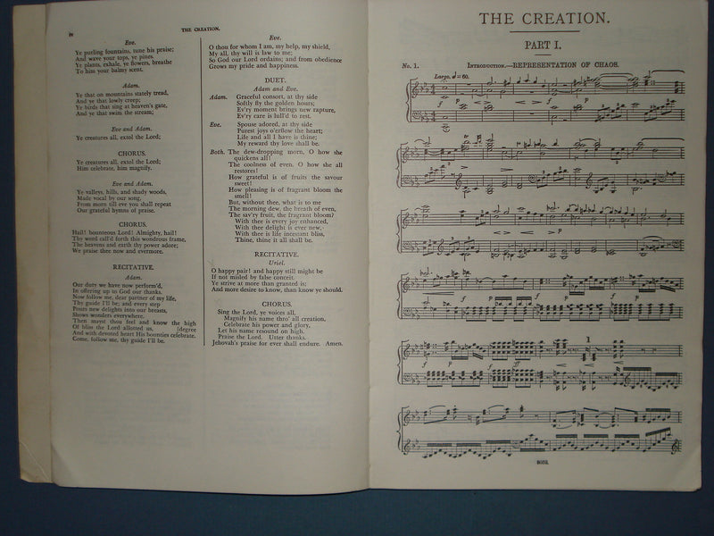 Creation: (Old Novello Edition),Used