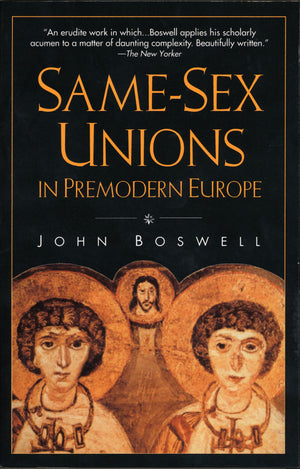 Samesex Unions In Premodern Europe,New
