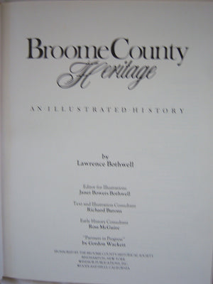 Broome County heritage: An illustrated history,Used