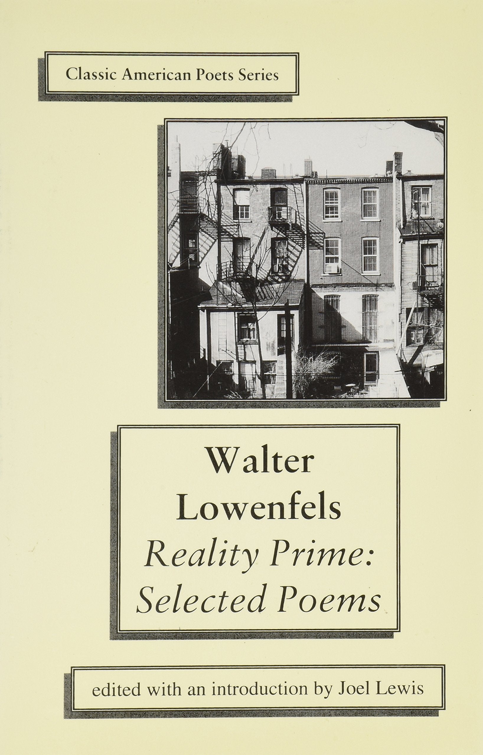 REALITY PRIME: SELECTED POEMS (Classic American Poets Series),Used