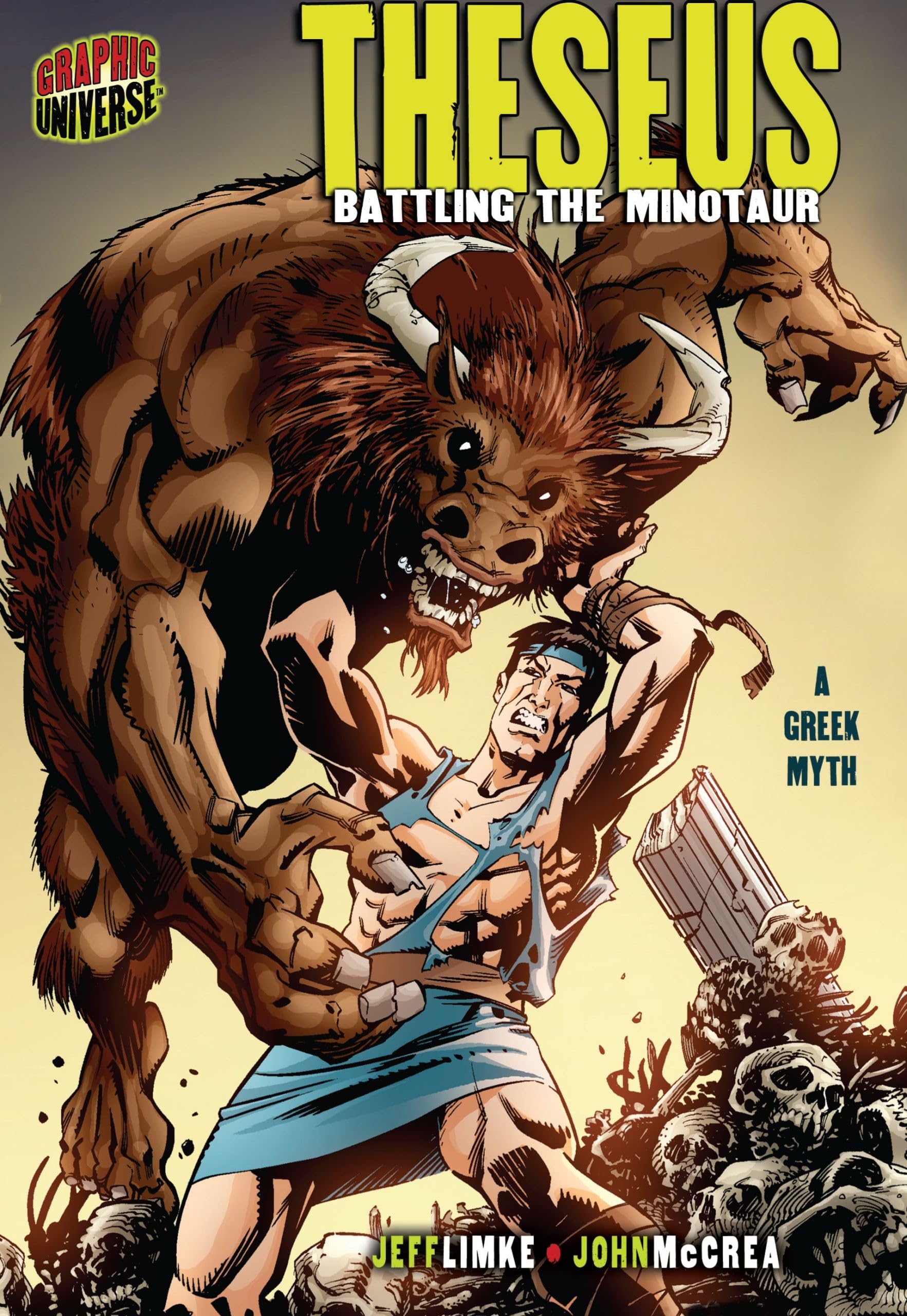 Theseus: Battling the Minotaur [A Greek Myth] (Graphic Myths and Legends),Used