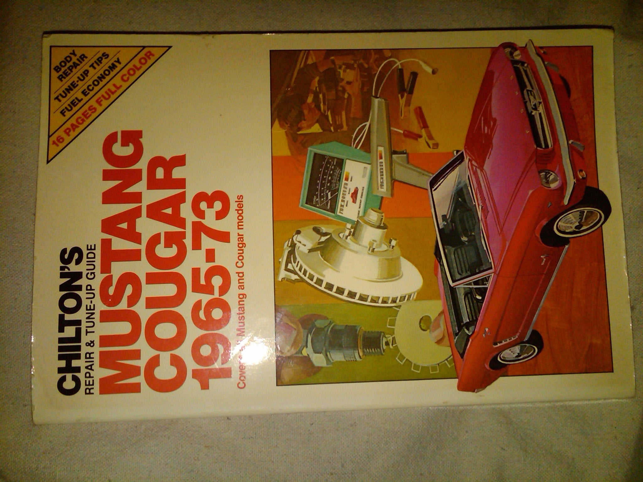 Chilton's Repair and Tune Up Guide Mustang Cougar 196573,Used