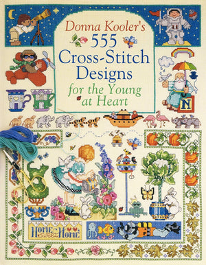 Donna Kooler's 555 CrossStitch Patterns for the Young at Heart,Used