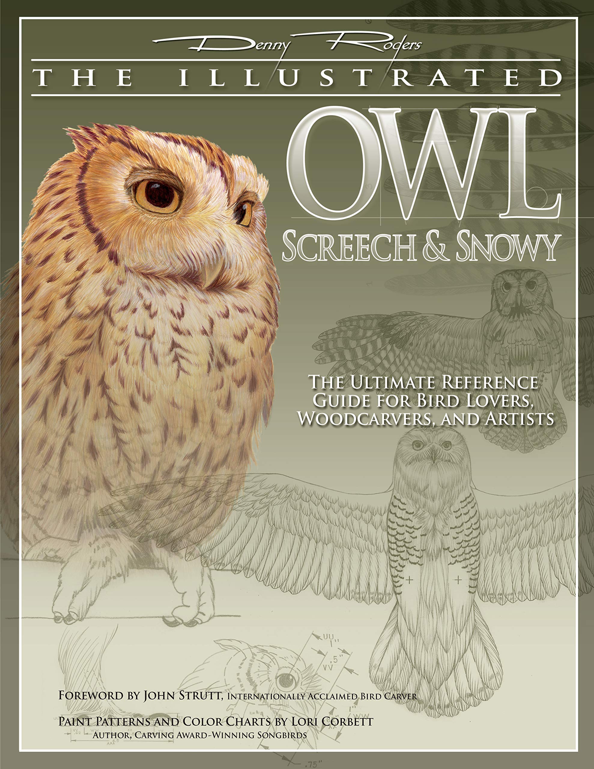 The Illustrated Owl: Screech & Snowy: The Ultimate Reference Guide for Bird Lovers, Woodcarvers, and Artists (Fox Chapel Publish,New