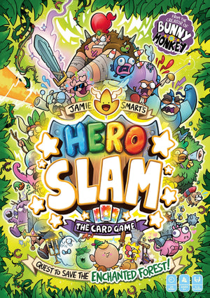 Jamie SmartS Hero Slam  The Card Game  Quest To Save The Enchanted Forest!  From The Creator Of Bunny Vs. Monkey, Fifty Her