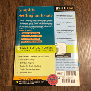 How to Probate and Settle an Estate in Texas, 4th Ed. (Ready to Use Forms with Detailed Instructions),Used