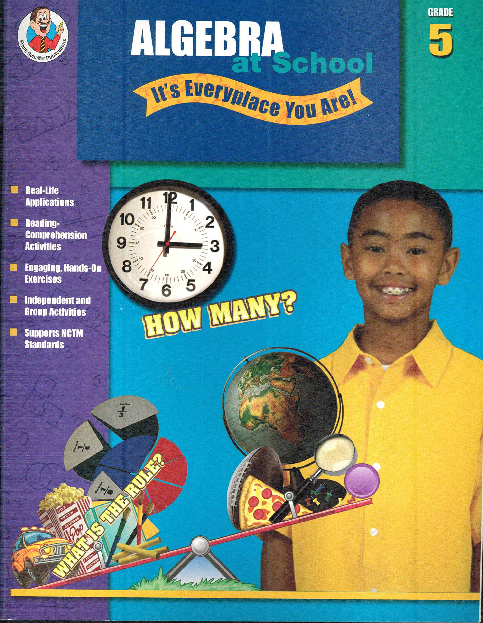 Algebra at School  It's Everyplace You Are!, Grade 5,Used