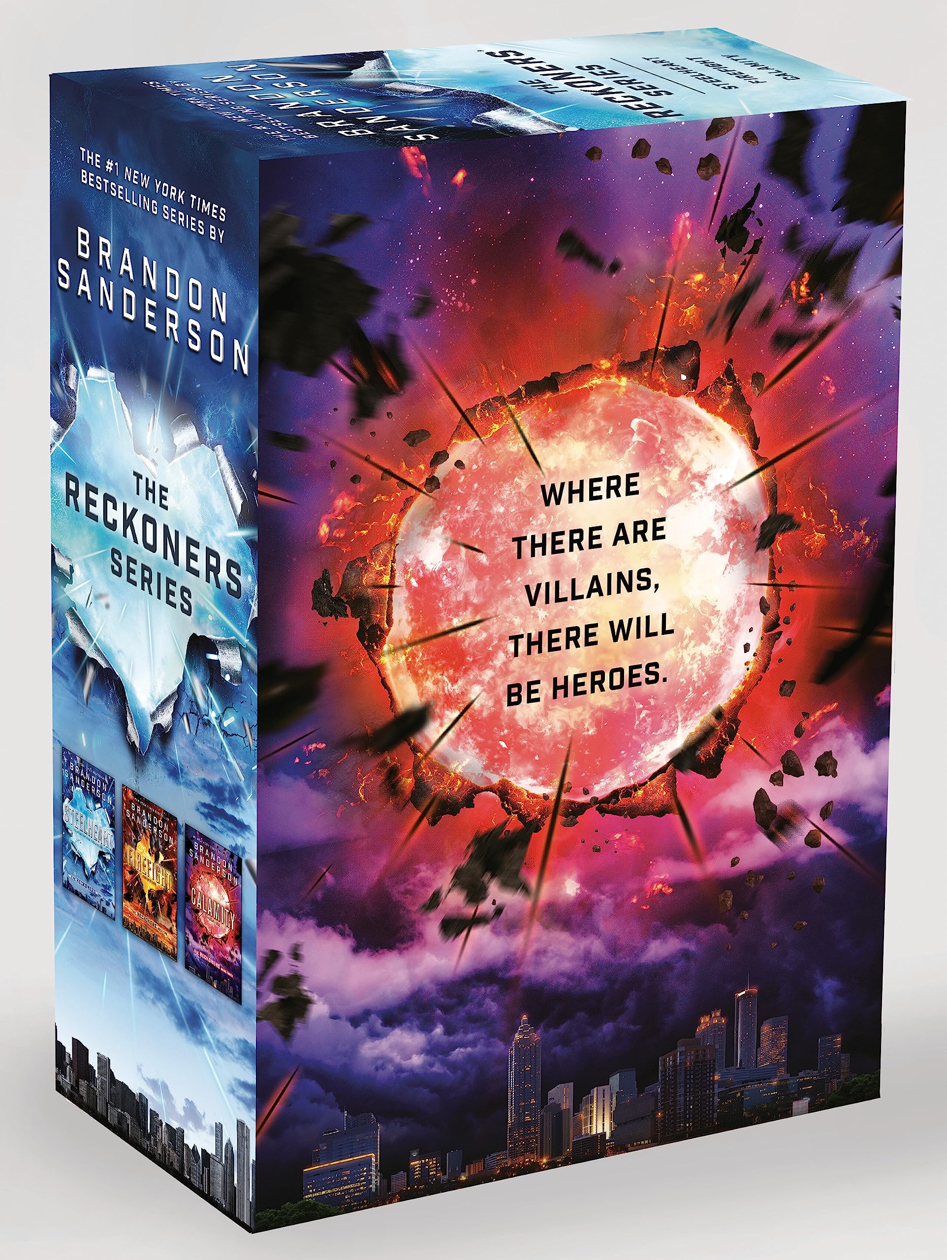 The Reckoners Series Paperback Box Set: Steelheart; Firefight; Calamity,Used