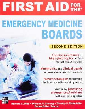 First Aid for the Emergency Medicine Boards 2/E (First Aid Series),Used