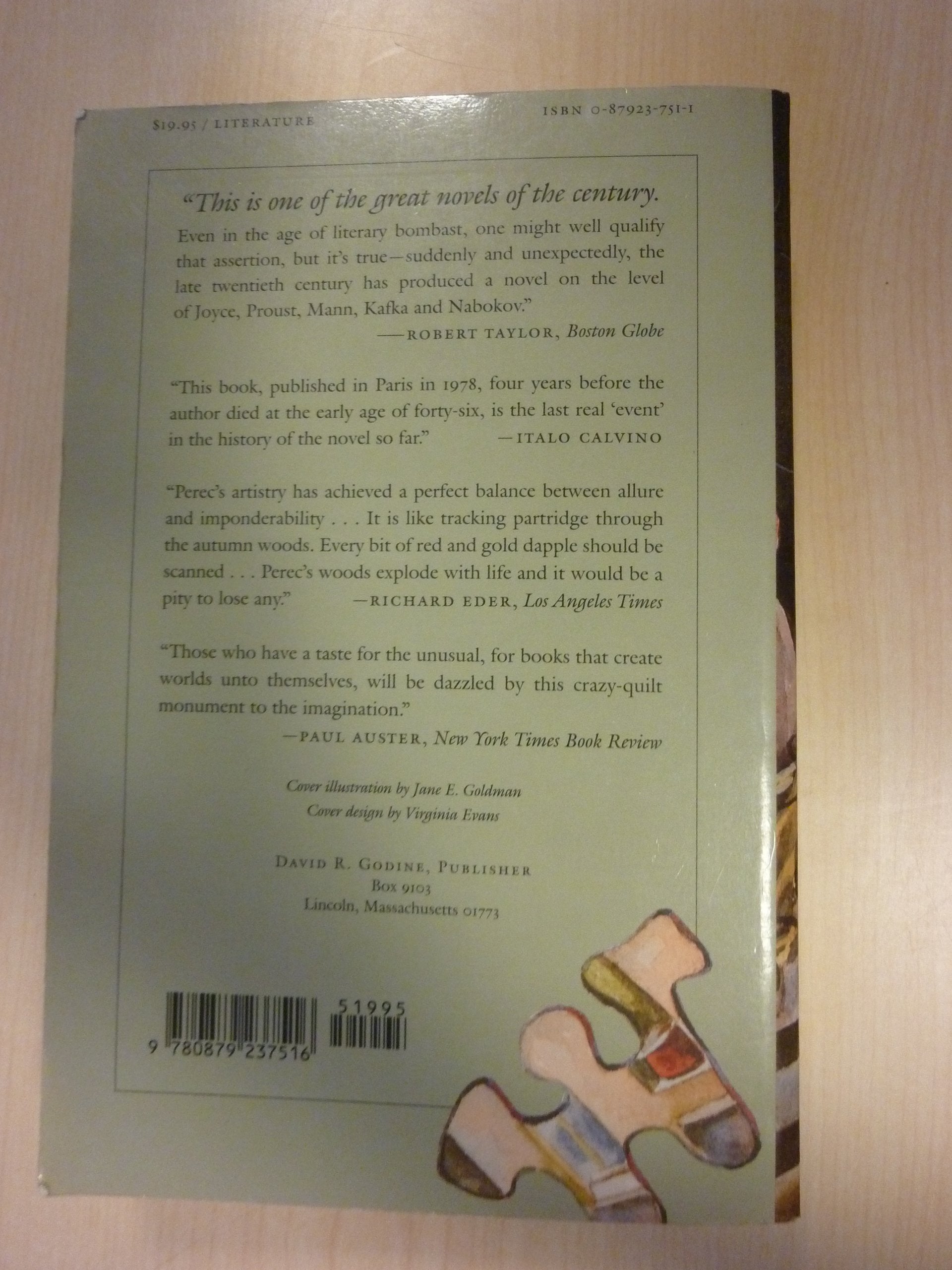 Life A User'S Manual,Used