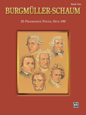 BurgmllerSchuam, Bk 1: 25 Progressive Pieces, Opus 100 (Schaum Master Composer Series, Bk 1),Used