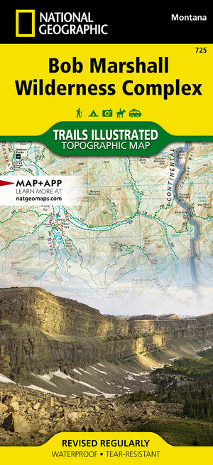 Bob Marshall Wilderness Map (National Geographic Trails Illustrated Map, 725),New
