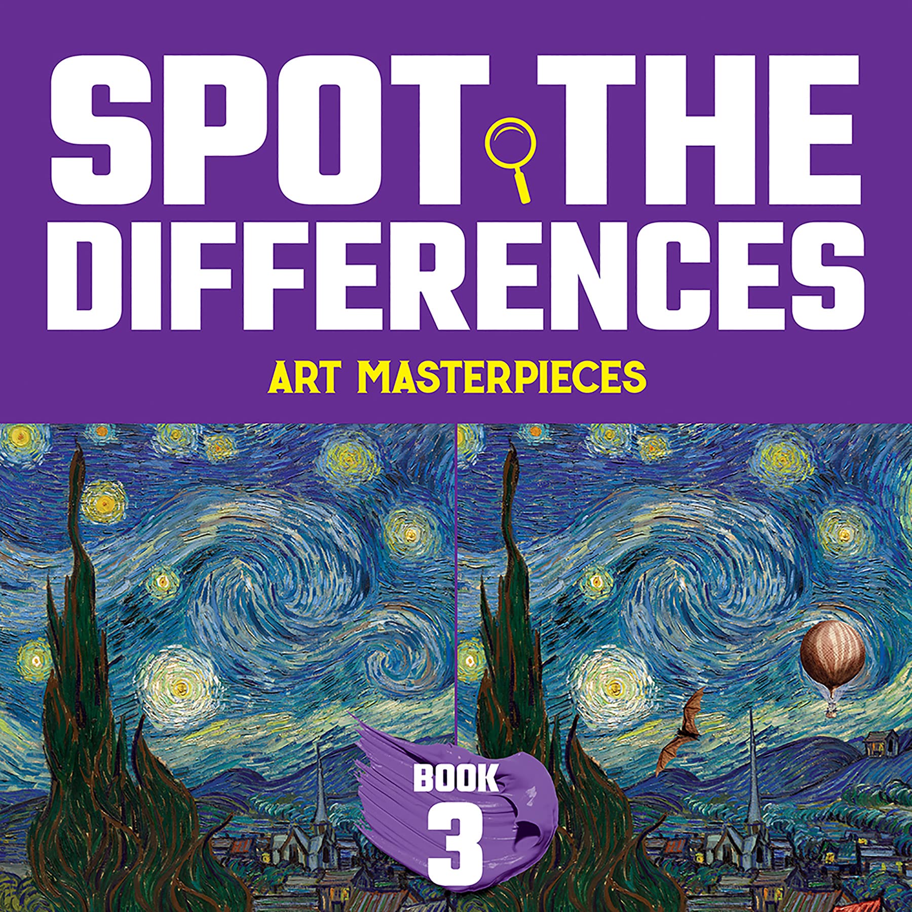Spot the Differences: Art Masterpieces, Book 3 (Dover Kids Activity Books),Used