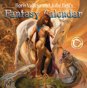 Boris Vallejo and Julie Bells Fantasy Wall Calendar 2025: A Year of Classic Images for 2025