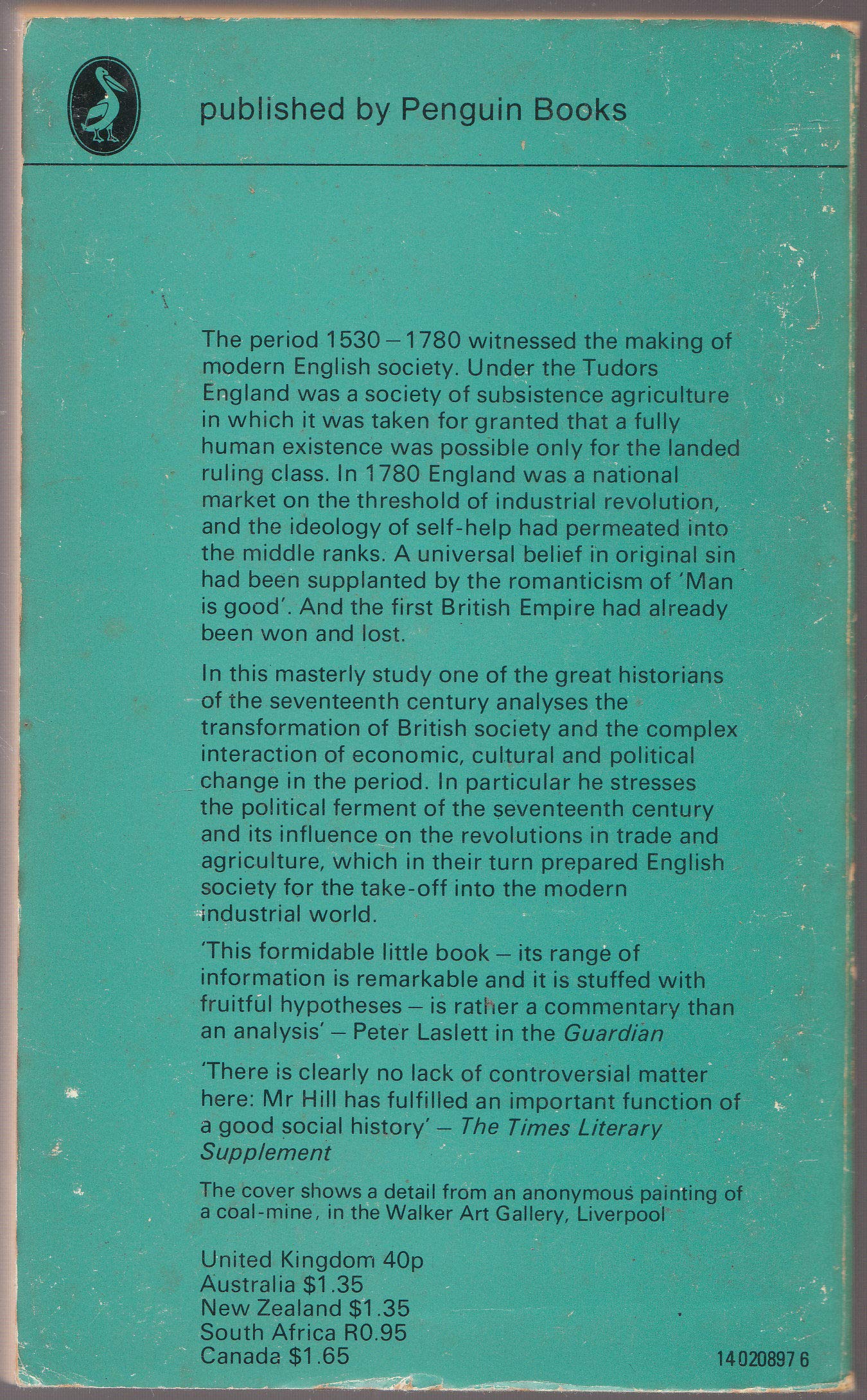 The Reformation to Industrial Revolution: 15301780; Volume 2 (Economic Hist of Britain),Used