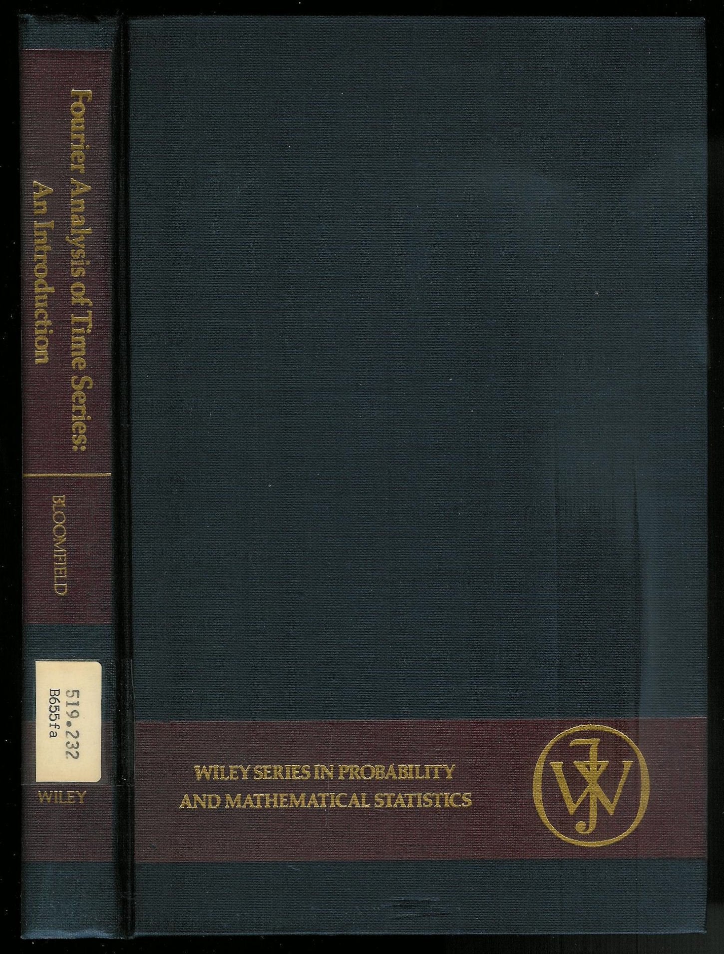 Fourier Analysis of Time Series: An Introduction (Wiley Series in Probability and Statistics  Applied Probability and Statistic,Used